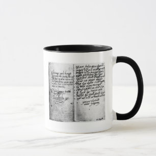 Mug Page de manuscrit