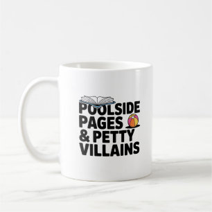 Mug Pages en bord de piscine & Petits Villages Livre L