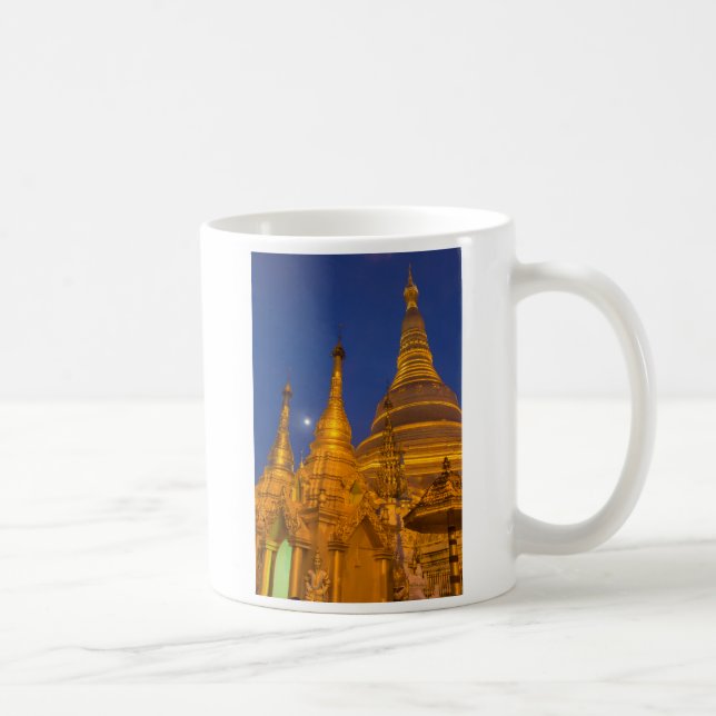 Mug Pagode de Shwedagon la nuit, Myanmar (Droite)