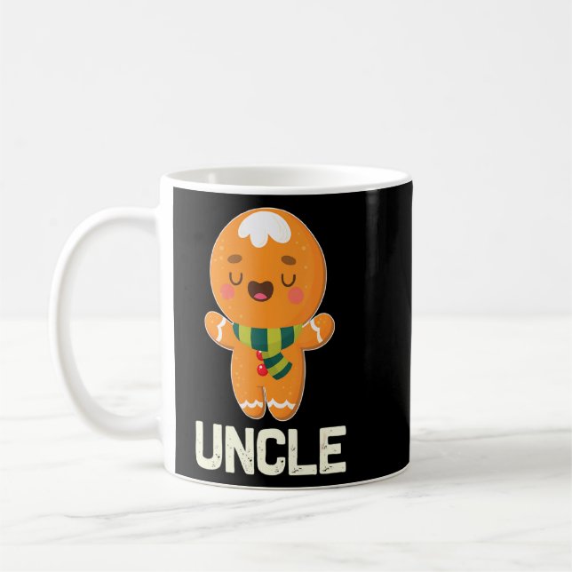 Mug Pain d'épice oncle drôle mignon Cookie Noël Chir (Gauche)