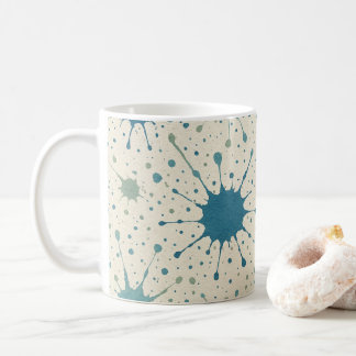 Mug Paint Splatter Pattern