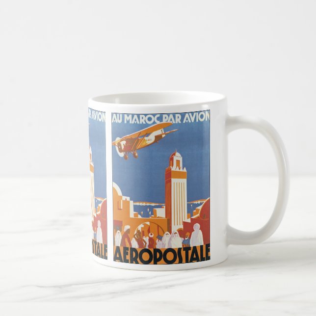 Mug Pair Avion de Maroc d'Au (Droite)
