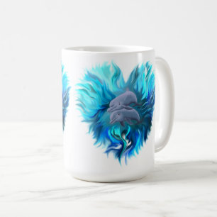 Mug Paire de dauphins