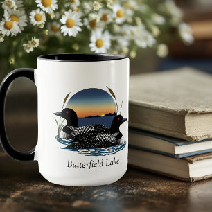 Mug Paire de Loon du lac Butterfield