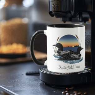 Mug Paire de Loon du lac Butterfield