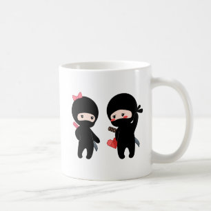 Mug Paires de Ninja, un garçon et une fille