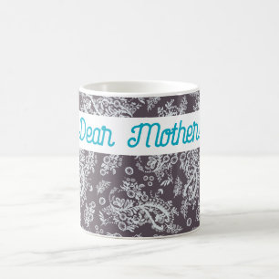 Mug Paisley brun chocolat