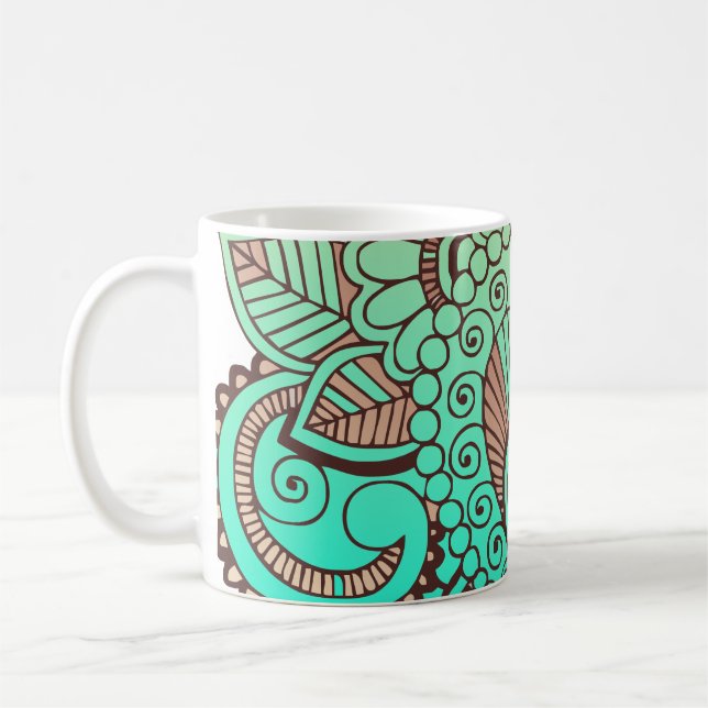Mug Paisley Ornaments I + votre backgr. & idées (Gauche)