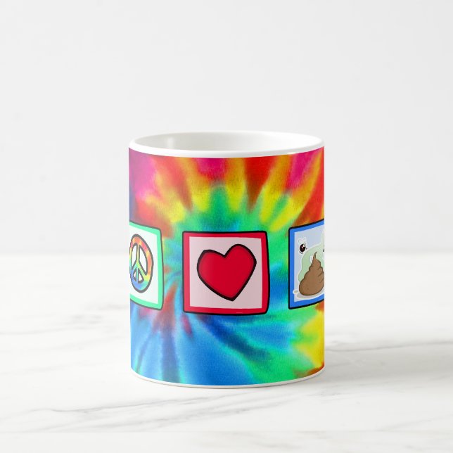 Mug Paix, amour, dunette (Centre)