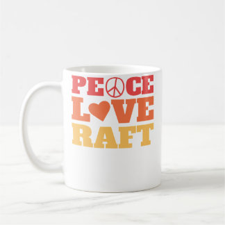 Mug Paix Amour Radeau - Descente de rivière