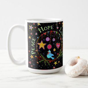 Mug PAIX joyeuse, ESPOIR, AMOUR