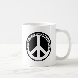 Mug Paix par la puissance de feu supérieure