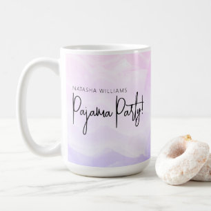 Mug Pajama Party Pastel rose violet moderne