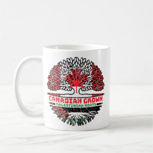 Mug Palestine Canadian Canada Arbre Racines