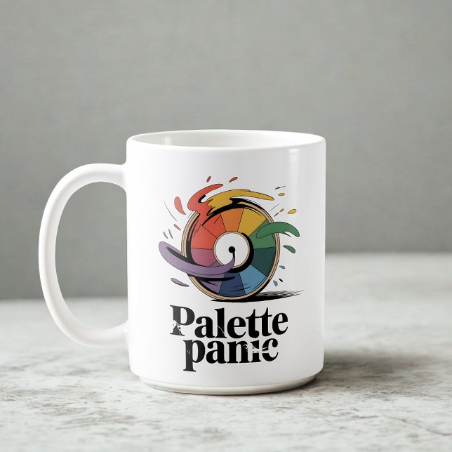 Mug Palette Panic | Designer Life Joke   (Créateur téléchargé)