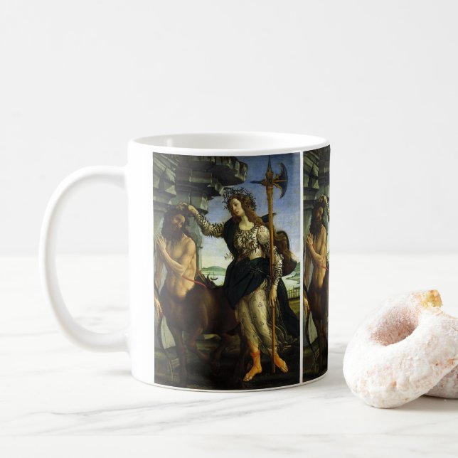 Mug Pallas et le centaure de Sandro Botticelli (Avec donut)