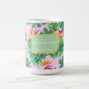 Mug Palm Paradise rose