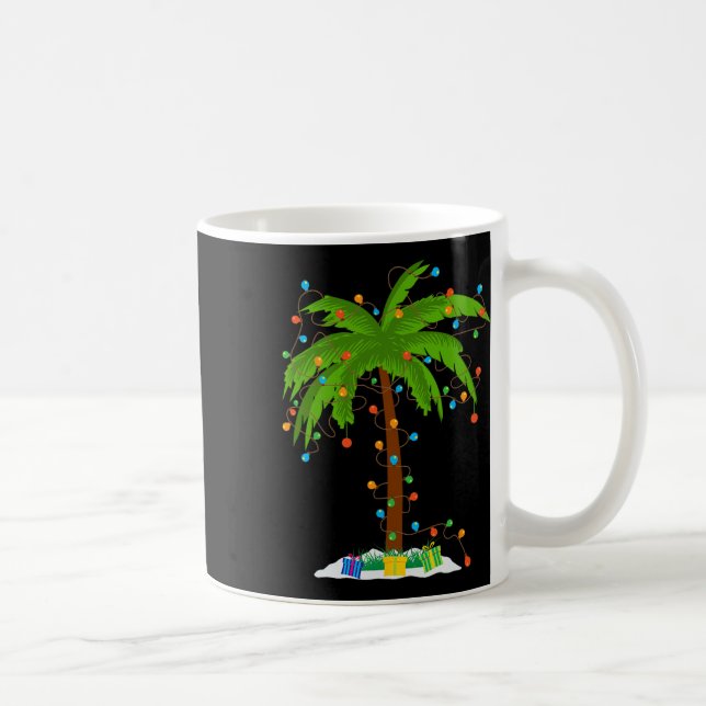 Mug Palmier De Noël Avec Lumières De Noël Tropica (Droite)