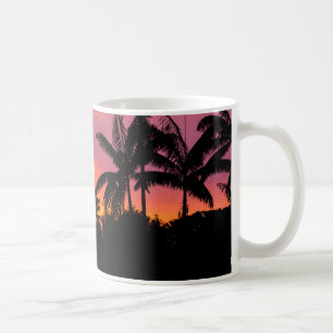 Mug Palmiers en ombre chinoise, Hawaï