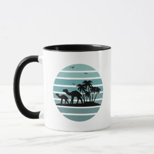 Mug palmiers et chameaux