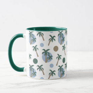 Mug Palmiers et points doux à l'intérieur