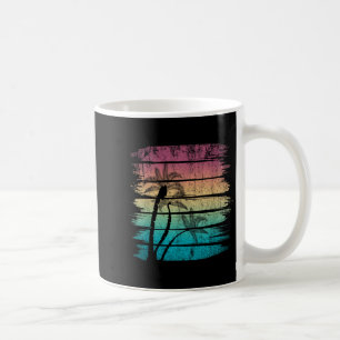 Mug Palmiers Rétro Vacances d'Été Tropicales Tropical