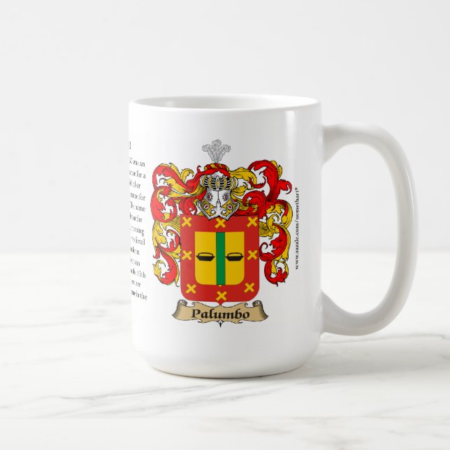 Mug Palumbo, l'origine, la signification et la crête (Droite)