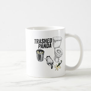 Mug Panda Crasé, Raton laveur Drôle Ivre, Panda Poubel