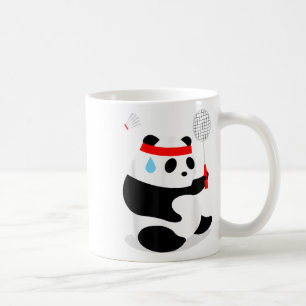 Mug Panda de badminton transpire Manqué