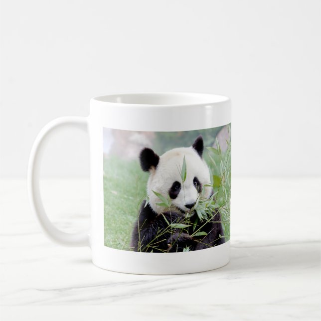 Mug Panda géant de la photo de grenades. Panda. (Gauche)