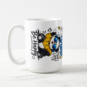Mug Panda Good Vibes – Panda Décontracté avec Lunettes