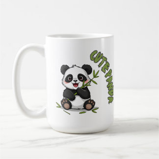 Mug Panda Mignon avec Bambou - Adorable