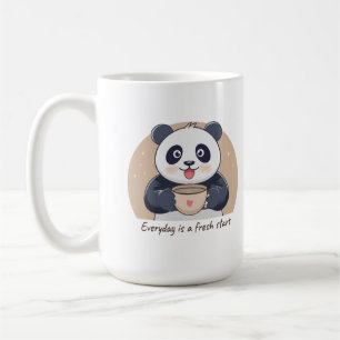 Mug Panda Mignon avec Café