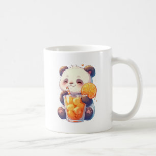 Mug Panda Mignon Buvant du Jus d'Orange Panda Ka