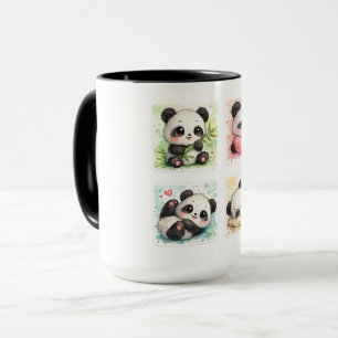 Mug Panda Mignon Esthétique Aquarelle