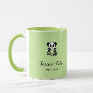 Mug Panda ours pâle vert pâle