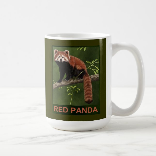 Mug Panda rouge (Droite)