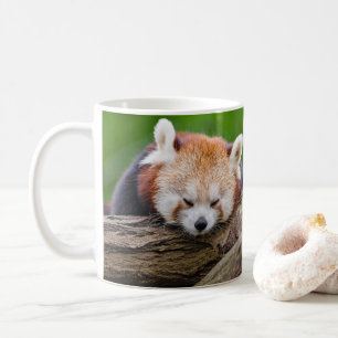 Mug Panda rouge somnolent
