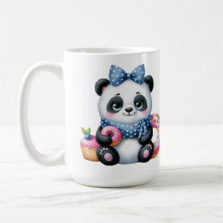 Mug Panda Whit Ribbon