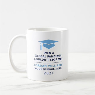 Mug Pandémie personnalisée - Graduate Class of 2022 Mu