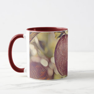 Mug Panier avec pomme peinture de pommier