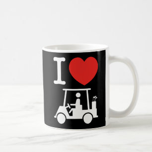 Mug Panier de golf I Heart (Love)