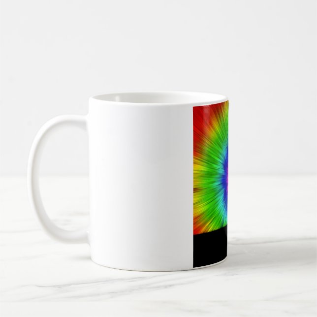 Mug Panier de golf Tie Dye Disk (Gauche)