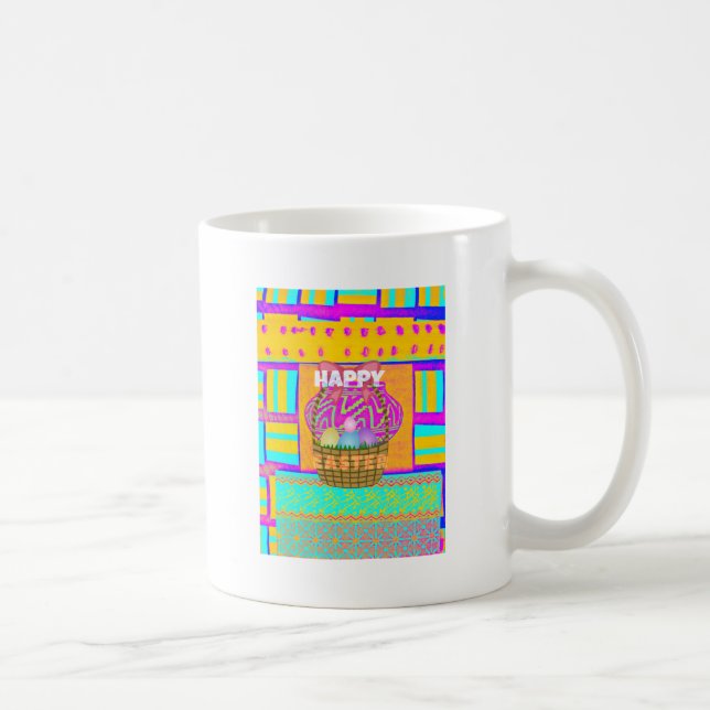 Mug Panier de Pâques et d'Oeufs inspirés de l'Afrique  (Droite)