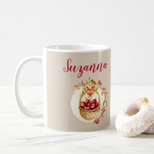 Mug Panier de pommes rouges d'automne