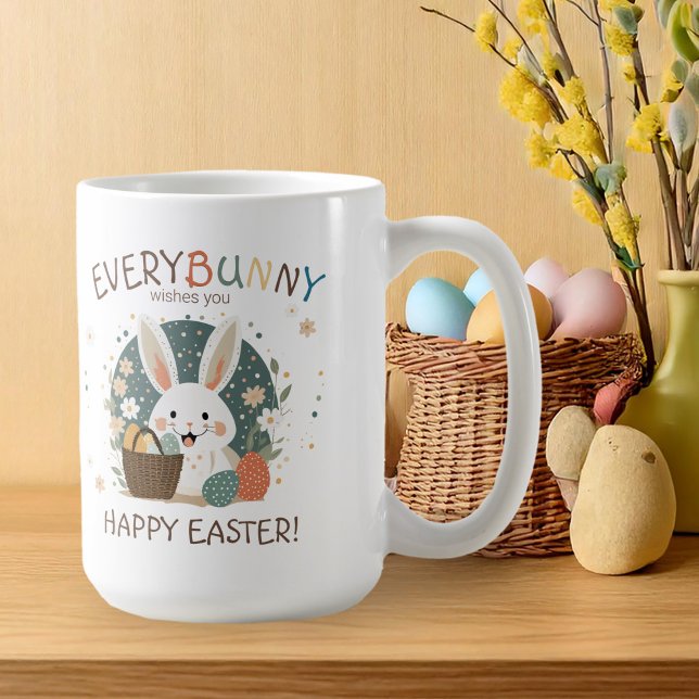 Mug Panier d'oeufs de lapin de Pâques ID1013 (Créateur téléchargé)