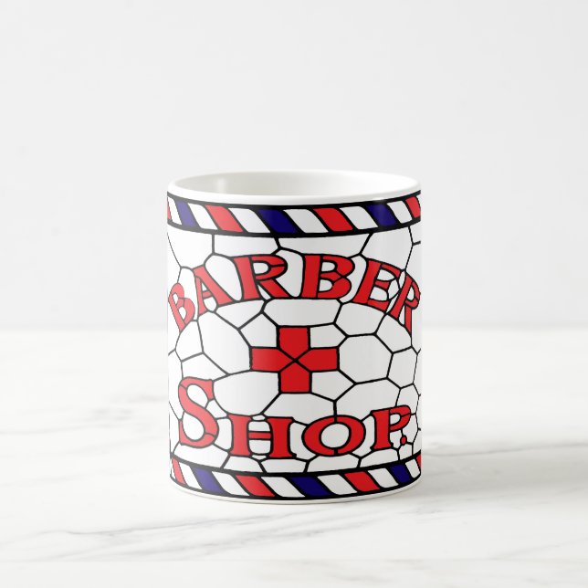 Mug Panneau Barbershop vintage (Centre)