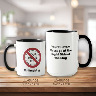 Mug Panneau Cercle d'interdiction personnalisée