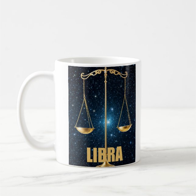 Mug Panneau d'astrologie de la bibliothèque (Gauche)