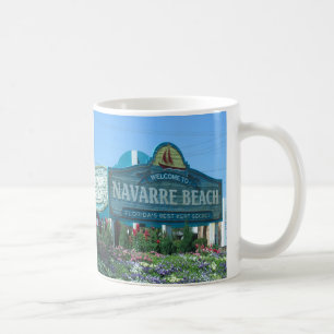 Mug Panneau de bienvenue Navarre Beach Floride